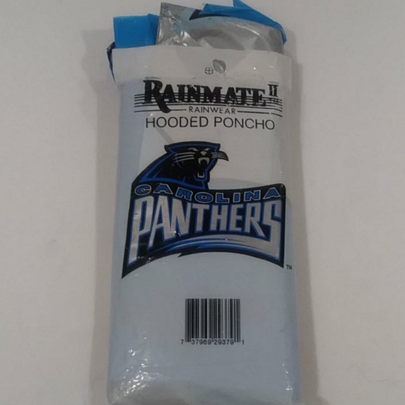 Carolina Panthers Hooded Poncho - Picture 2 of 3